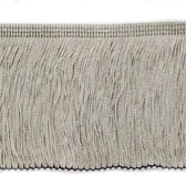Vágott végű rojt 10 cm hosszú - SMOKY GREY